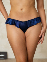 [Blu Scuro] SilkSilky-IT Mutandine da donna 001