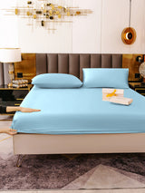 [Azzurro] SilkSilky-IT 19Momme Set di biancheria da letto 006