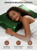 [Verde Scuro] SilkSilky-IT 30Momme Federa 003