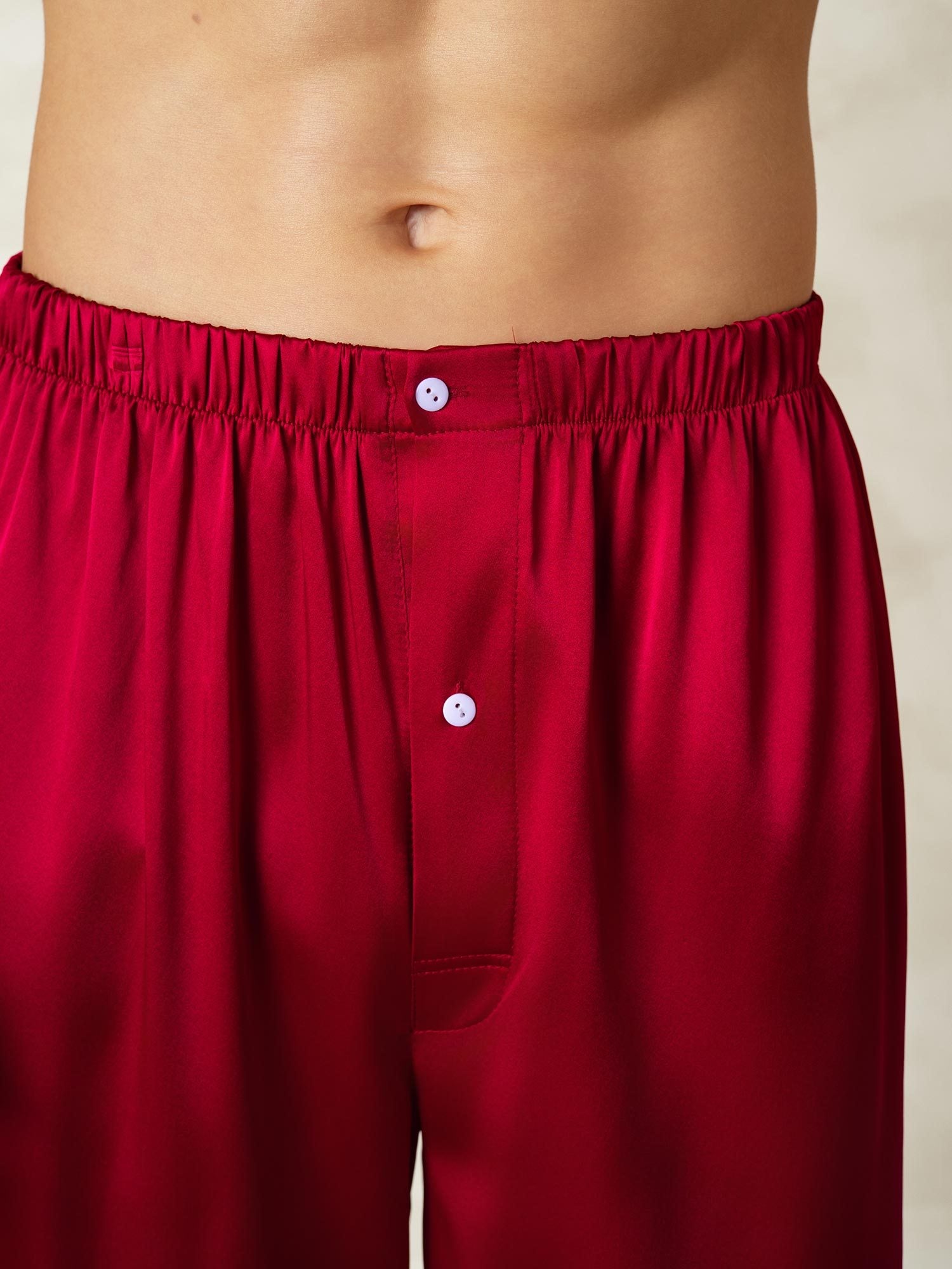 [Vino] SilkSilky-IT Seta pura Mens Sleep Bottoms 006