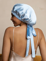 [Azzurro] SilkSilky-IT Cuffia di seta 005