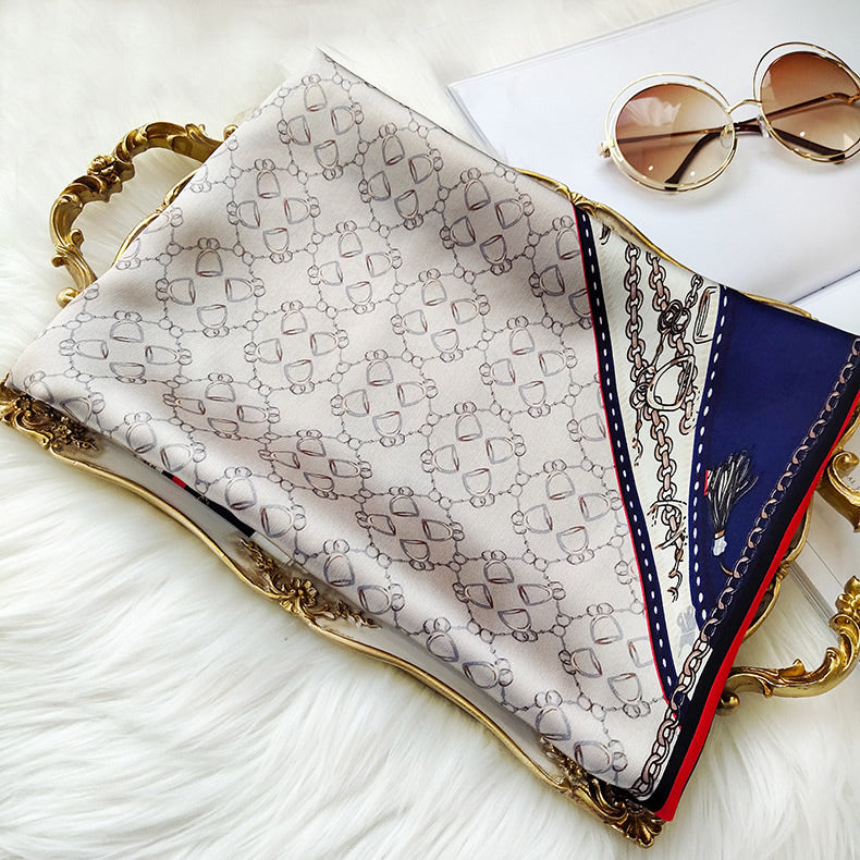 [P024] SilkSilky-IT Seta pura Scarf 003,