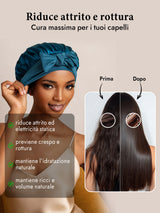[Verde Acqua] SilkSilky-IT Cuffia di seta 003