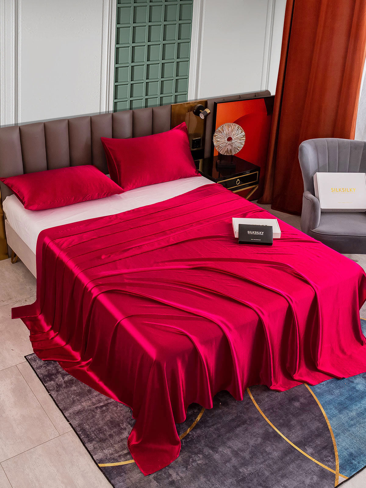 [Vino] SilkSilky-IT 25Momme Seta pura Bedding Set 002