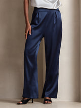 [Blu Scuro] SilkSilky-IT Pantaloni da donna 001