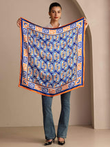 [Cavalluccio Marino Navy] SilkSilky-IT Scarf 003