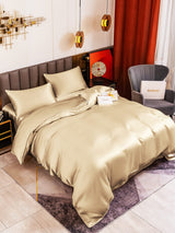 [Beige] SilkSilky-IT 19Momme Set di biancheria da letto 001