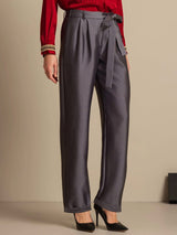 [Grigio] SilkSilky-IT 32Momme Seta Womens Pants 003