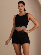 [Nero] SilkSilky-IT Sleeveless Crew Neck Cami 007