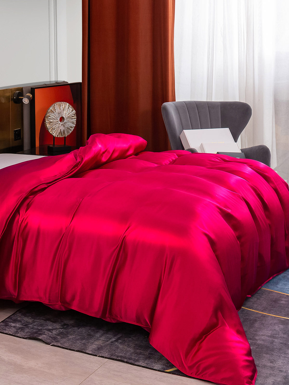 [Vino] SilkSilky-IT 25Momme Seta pura Duvet Cover 001