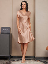 [Toscana] SilkSilky-IT Cap Sleeve V Neck Camicia da notte 003