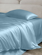 [Azzurro] SilkSilky-IT 19Momme Set di biancheria da letto 003