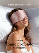 [Rosa Chiaro] SilkSilky-IT Mascherina da Notte 003