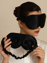[Nero] SilkSilky-IT Mascherina da Notte 002