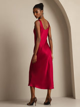 [Vino] SilkSilky-IT Sleeveless Vestiti da donna 002