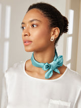 [Verde Acqua] SilkSilky-IT Sciarpa 003