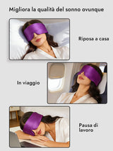 [Viola] SilkSilky-IT Mascherina da Notte 006