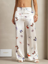 [Farfalla Bianca] SilkSilky-IT 19Momme Seta Womens Pants 001