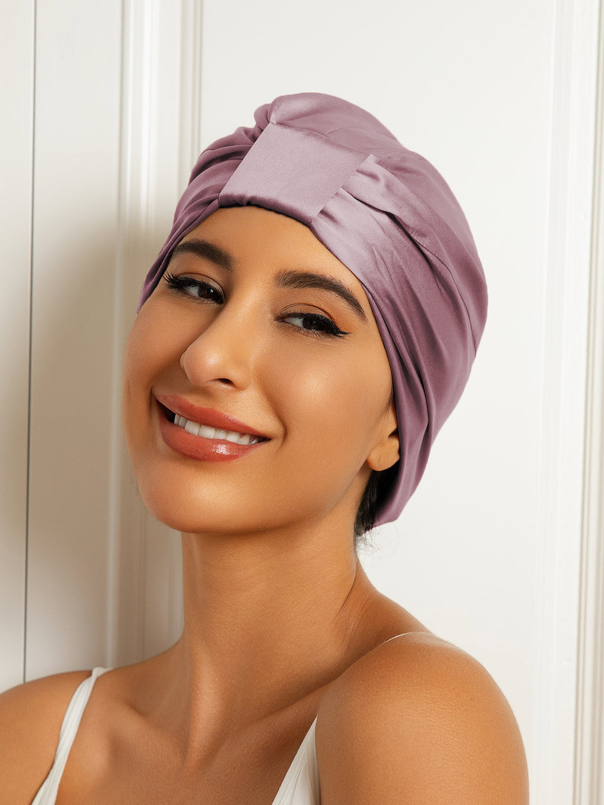 [Malva Pallido] SilkSilky-IT Seta pura Sleep Cap 003
