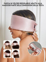[Rosa Chiaro] SilkSilky-IT Mascherina da Notte 004