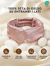 [Malva Pallido] SilkSilky-IT Mascherina da Notte 002
