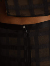 [Nero] SilkSilky-IT Seta Pura Manica lunga Womens Outfit Sets 005