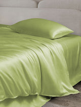 [Menta Verde] SilkSilky-IT 19Momme Set di biancheria da letto 003