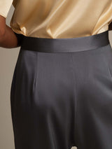 [Grigio Scuro] SilkSilky-IT Pantaloni da donna 004
