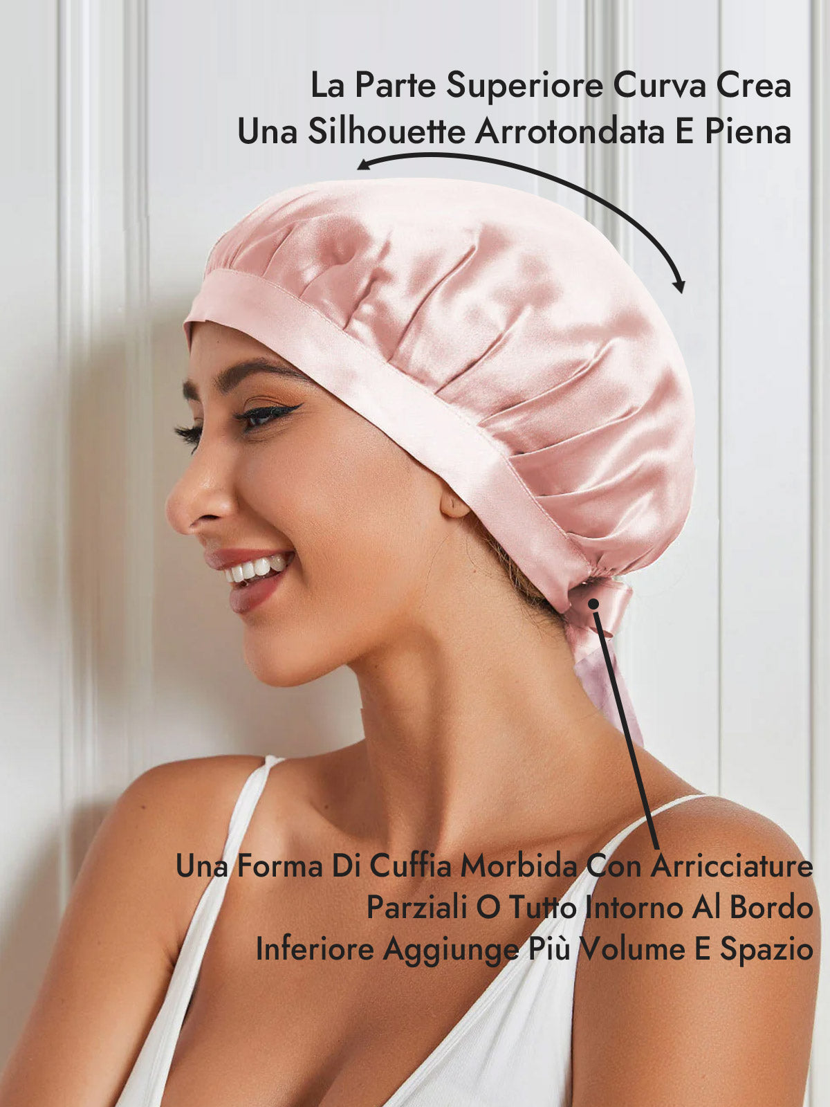[Rosa] SilkSilky-IT Cuffia di seta 003