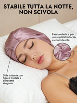 [Malva Pallido] SilkSilky-IT Cuffia di seta 004