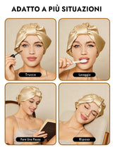 [Champagne] SilkSilky-IT Cuffia di seta 006