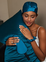 [Verde Acqua] SilkSilky-IT 22Momme Seta pura Pillowcase Set 003