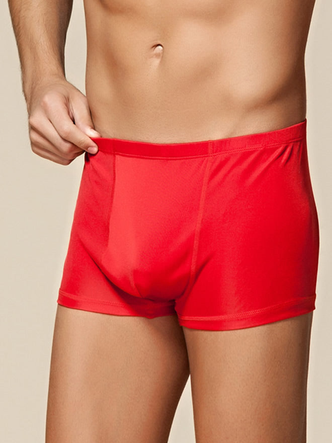 [Rosso] SilkSilky-IT Maglia di seta Mens Underwear 001
