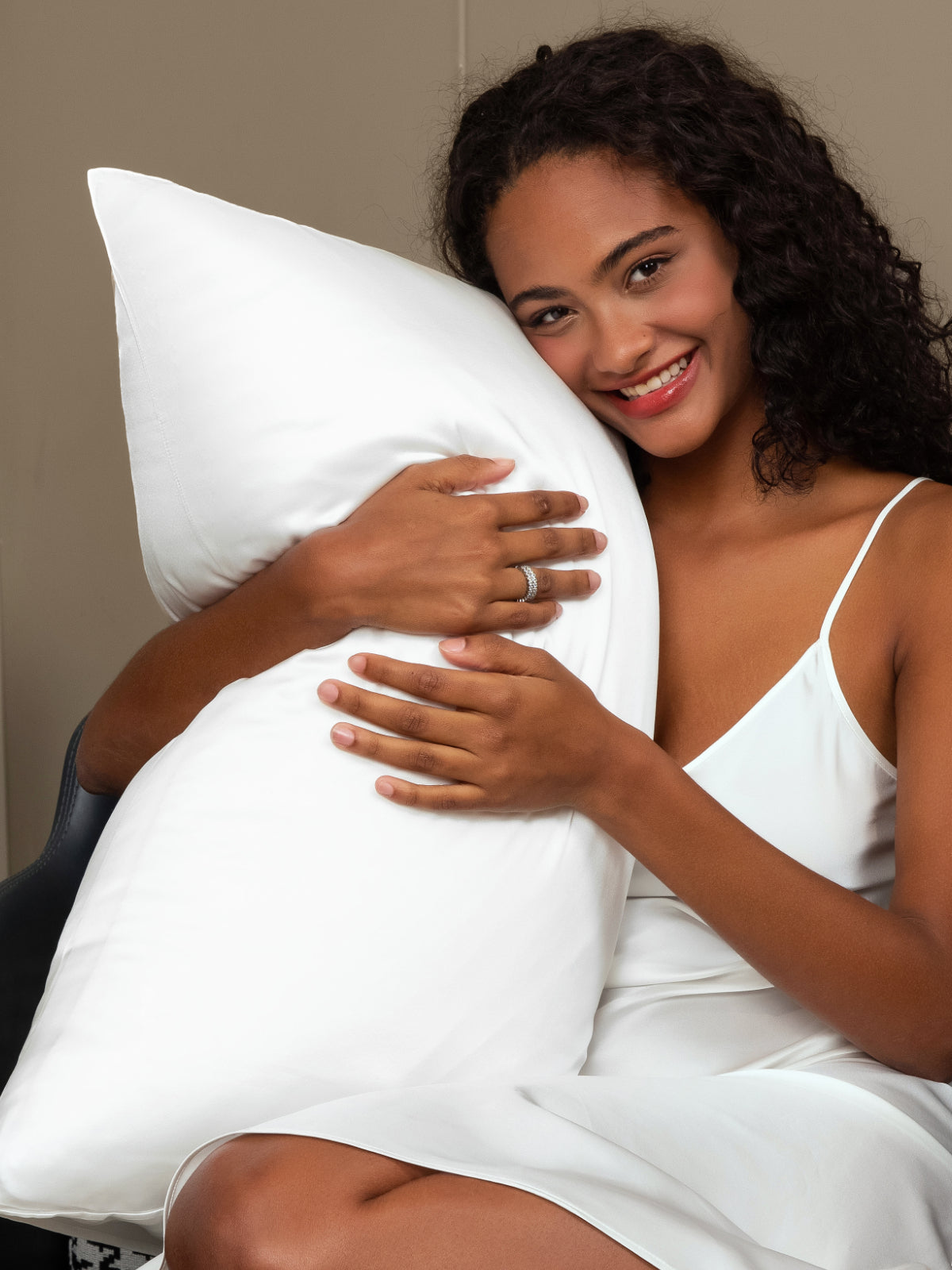 SilkSilky-IT 30Momme Seta pura Pillowcase Bianco 001