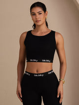 [Nero] SilkSilky-IT Sleeveless Crew Neck Women's Outfit Sets 004
