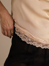 [Champagne] SilkSilky-IT V Neck Cami 005