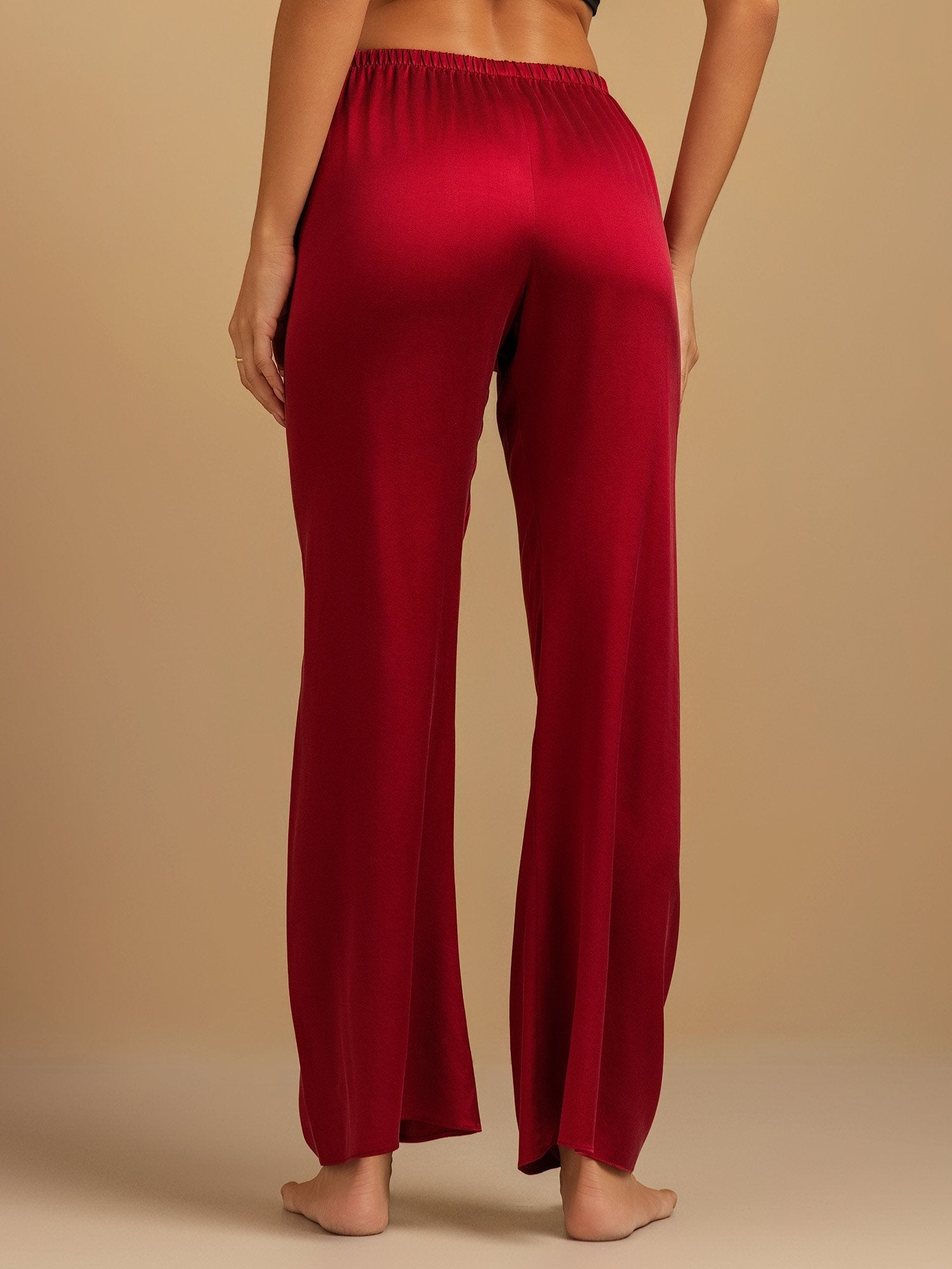 [Vino] SilkSilky-IT 19Momme Seta Womens Sleep Bottoms 002,