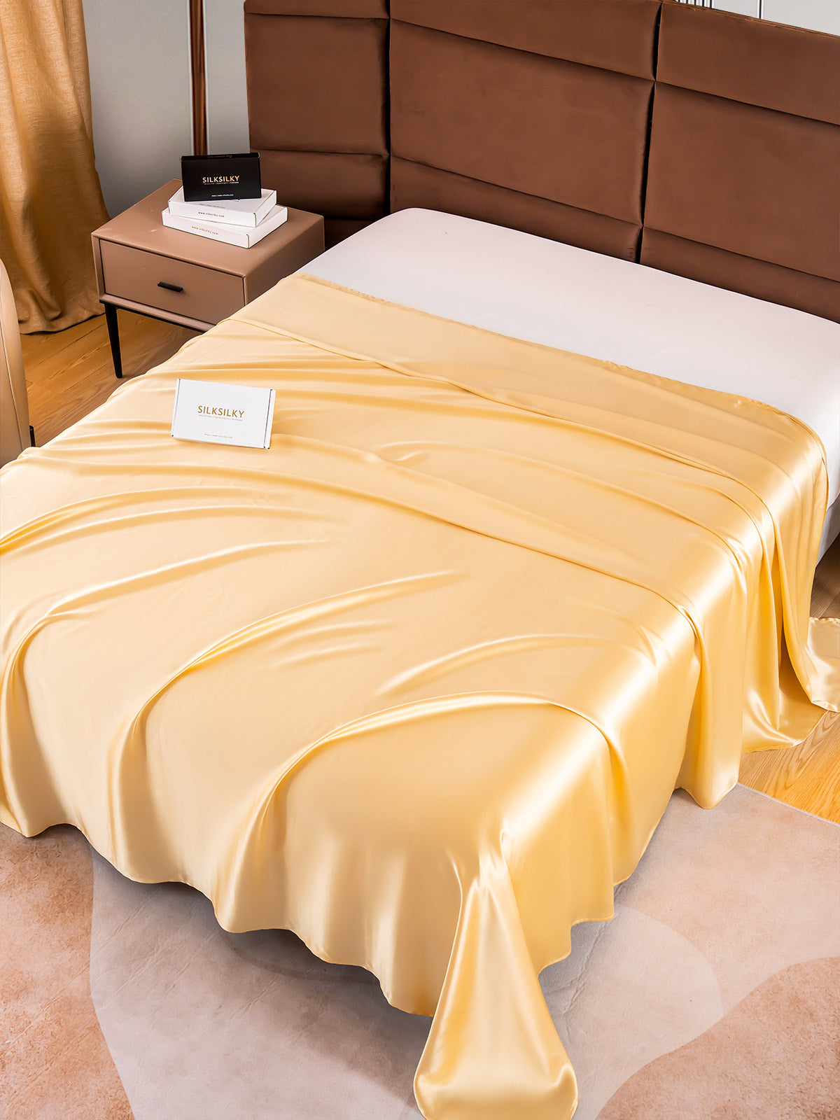 [Champagne] SilkSilky-IT 22Momme Seta pura Sheet 002