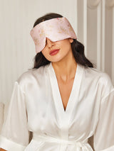 [Floral] SilkSilky-IT Mascherina da Notte 001