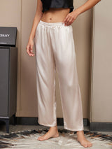 [Beige Chiaro] SilkSilky-IT Women's Sleep Pants 004