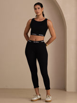 [Nero] SilkSilky-IT Sleeveless Crew Neck Women's Outfit Sets 007