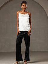 [Bianco] SilkSilky-IT Spaghetti Strap Cami 001