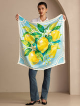 [Limone Blu] SilkSilky-IT Scarf 006