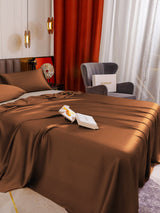 [Caffè] SilkSilky-IT 19Momme Set di biancheria da letto 005