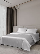 [Argento] SilkSilky-IT 22Momme Set di biancheria da letto 002
