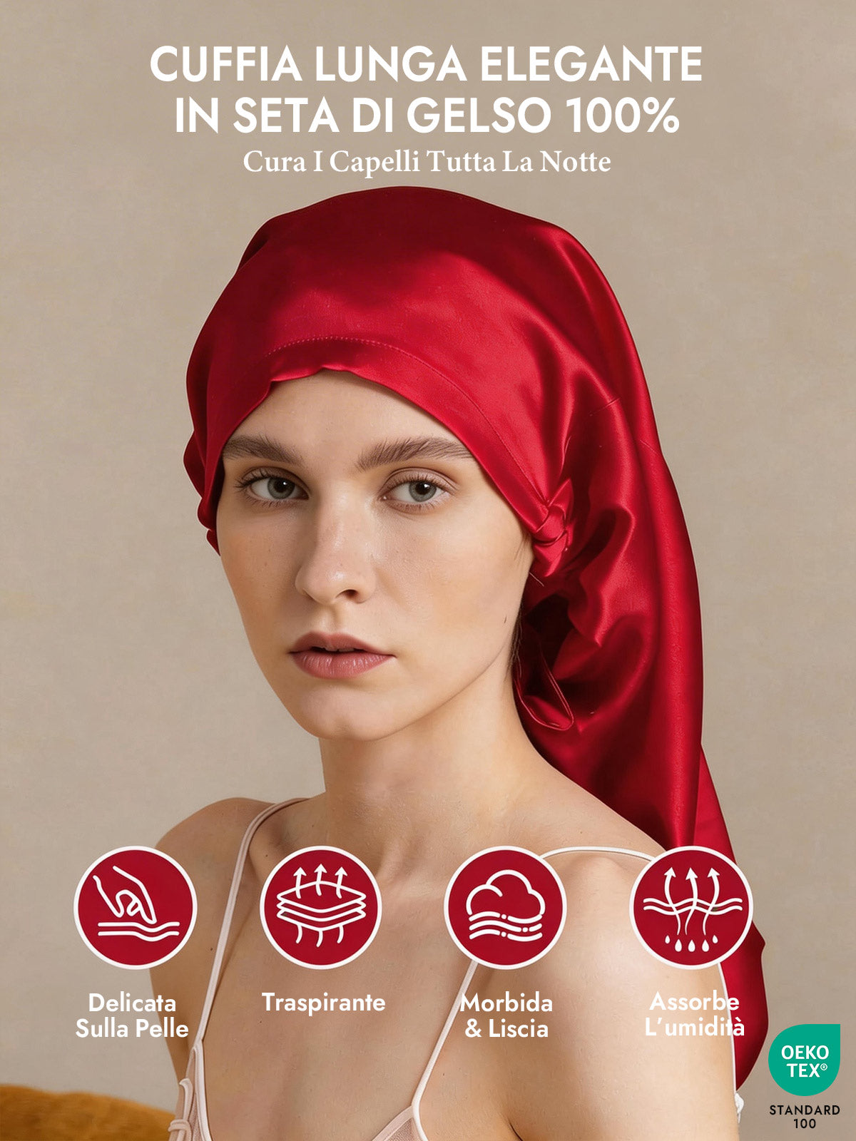 [Vino] SilkSilky-IT Cuffia di seta 002