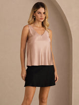 [Toscana] SilkSilky-IT Sleeveless V Neck Cami 006