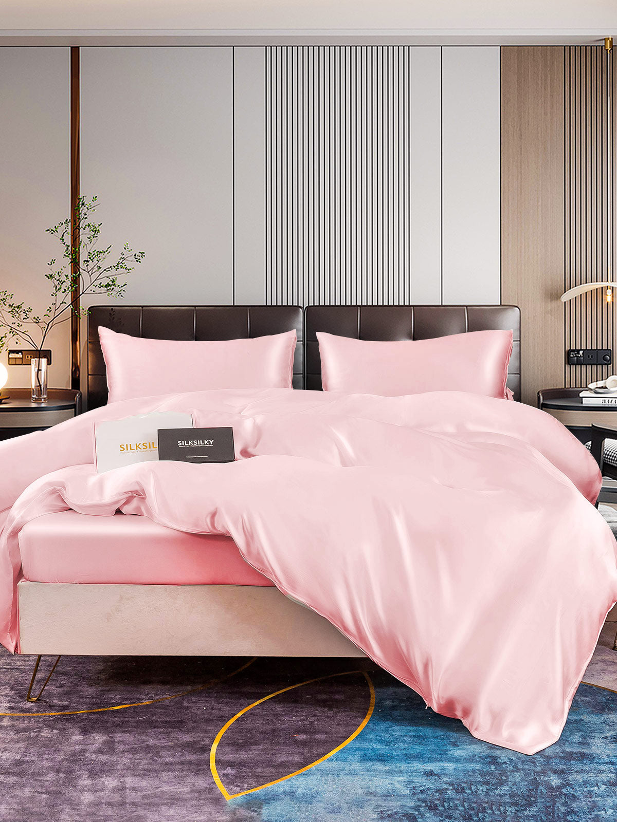 [Rosa] SilkSilky-IT 22Momme Seta pura Bedding Set 003