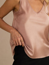 [Toscana] SilkSilky-IT Sleeveless V Neck Cami 004
