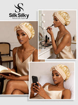[Champagne] SilkSilky-IT Cuffia di seta 005